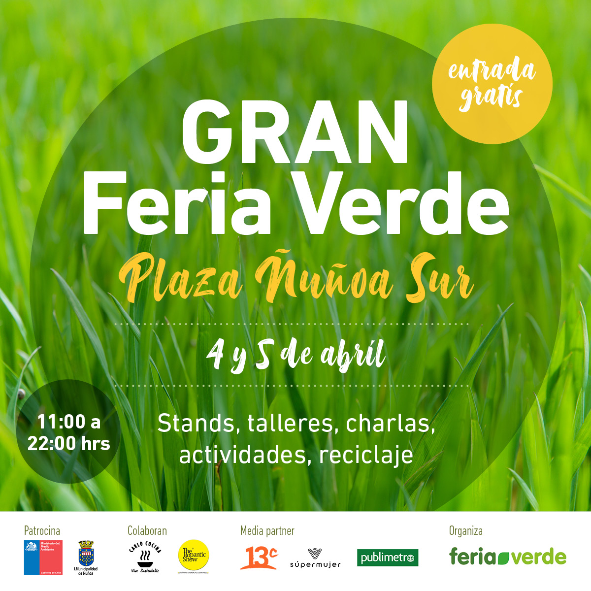  Llega Gran Feria Verde en Plaza Ñuñoa Sur