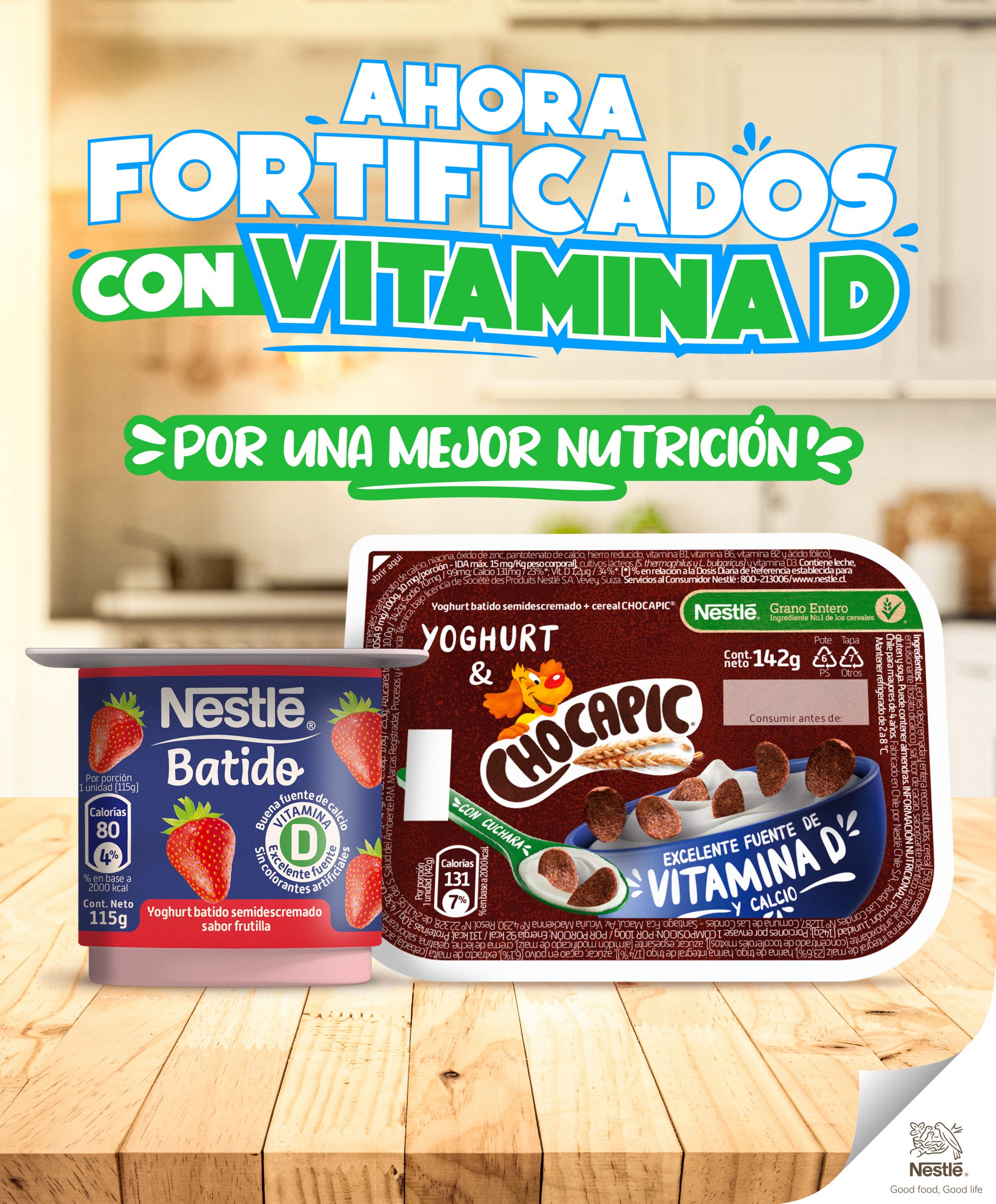 Primer yogurt fortificado con Vitamina D Más allá del Rosa