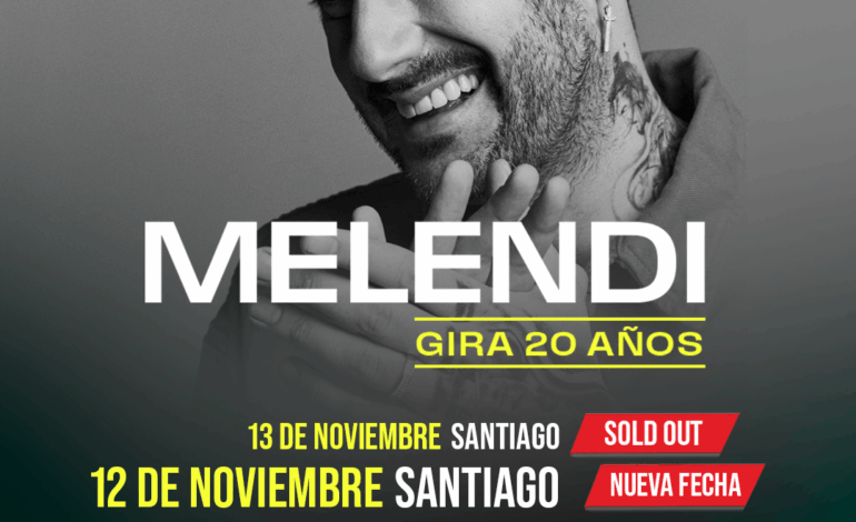  Melendi suma nueva fecha en Chile