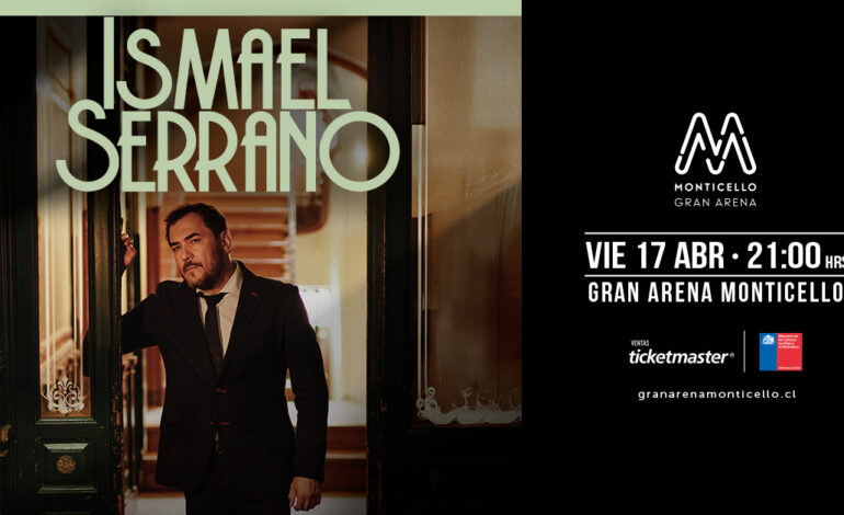  Ismael Serrano llega a Gran Arena Monticello con único concierto en el país