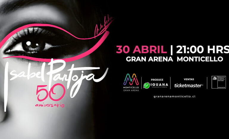  Isabel Pantoja regresa a Gran Arena Monticello para celebrar 50 años de carrera musical 