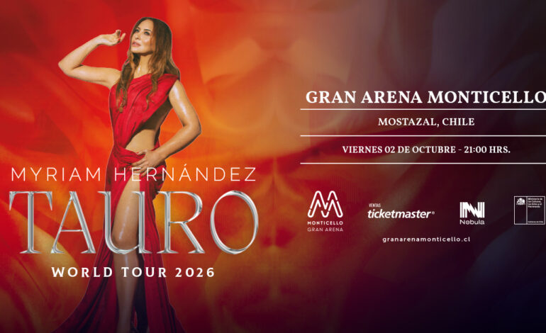  Myriam Hernández regresa a Monticello en medio de su gira nacional “Tauro World Tour”